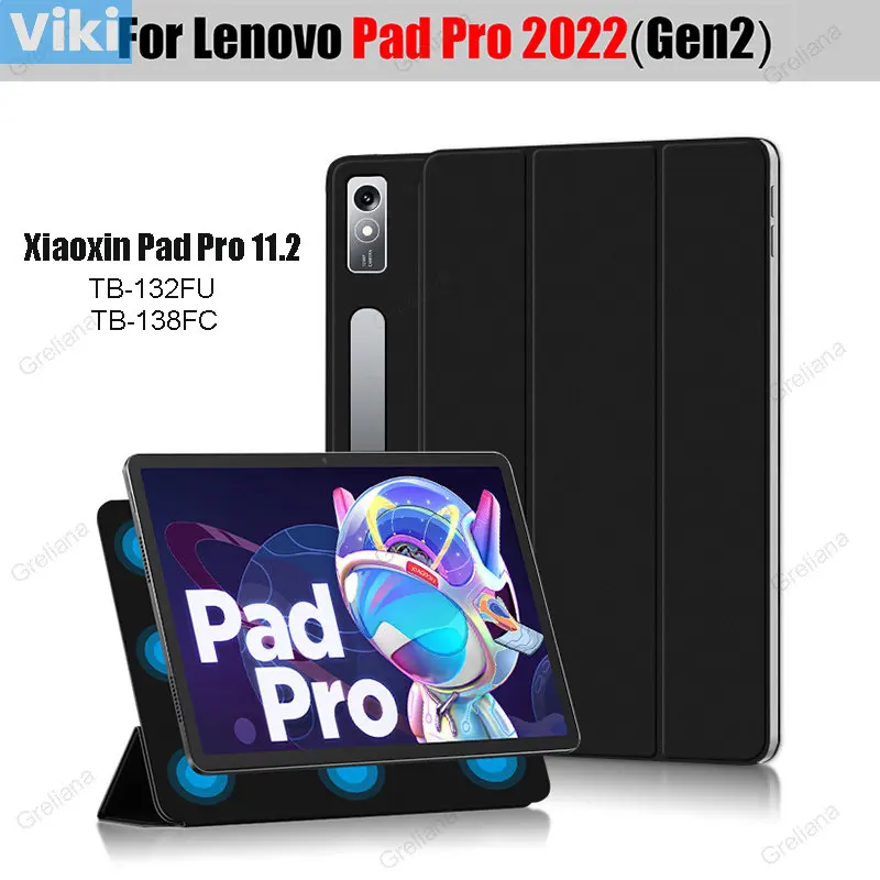 

Ultra Thin Smart For Magnetic Case Lenovo Tab P11 Pro Gen 2 11.2" TB132FU TB138FC Cover For Xaioxin Pad Pro 2022 Funda Capa