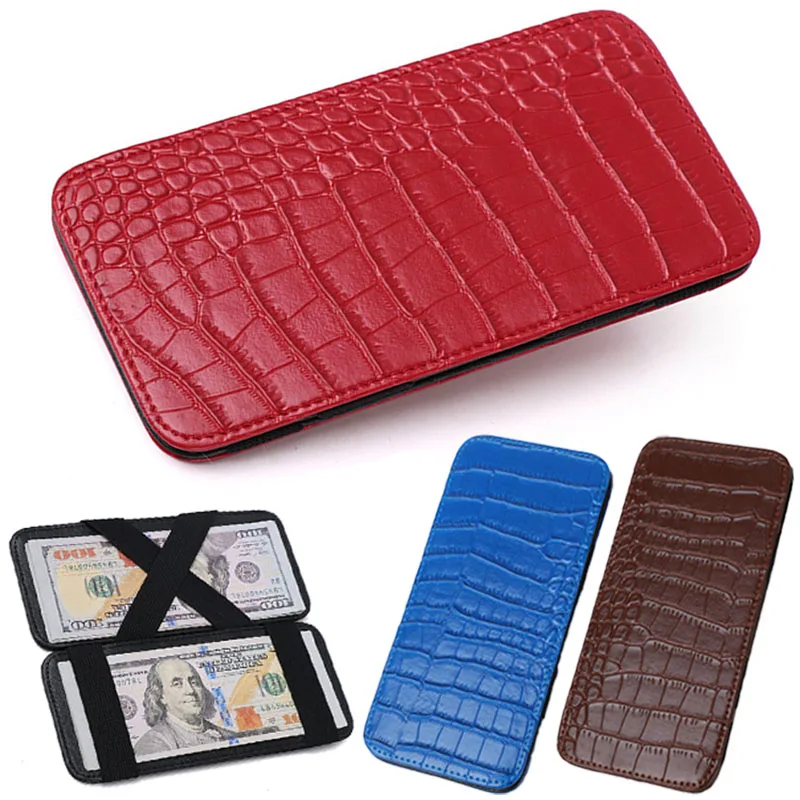 PU Wallet Organizer Id Bank Credit Card Holder Protector Case Portable Travel Men'S Long Banknote Organiser Passport Cover