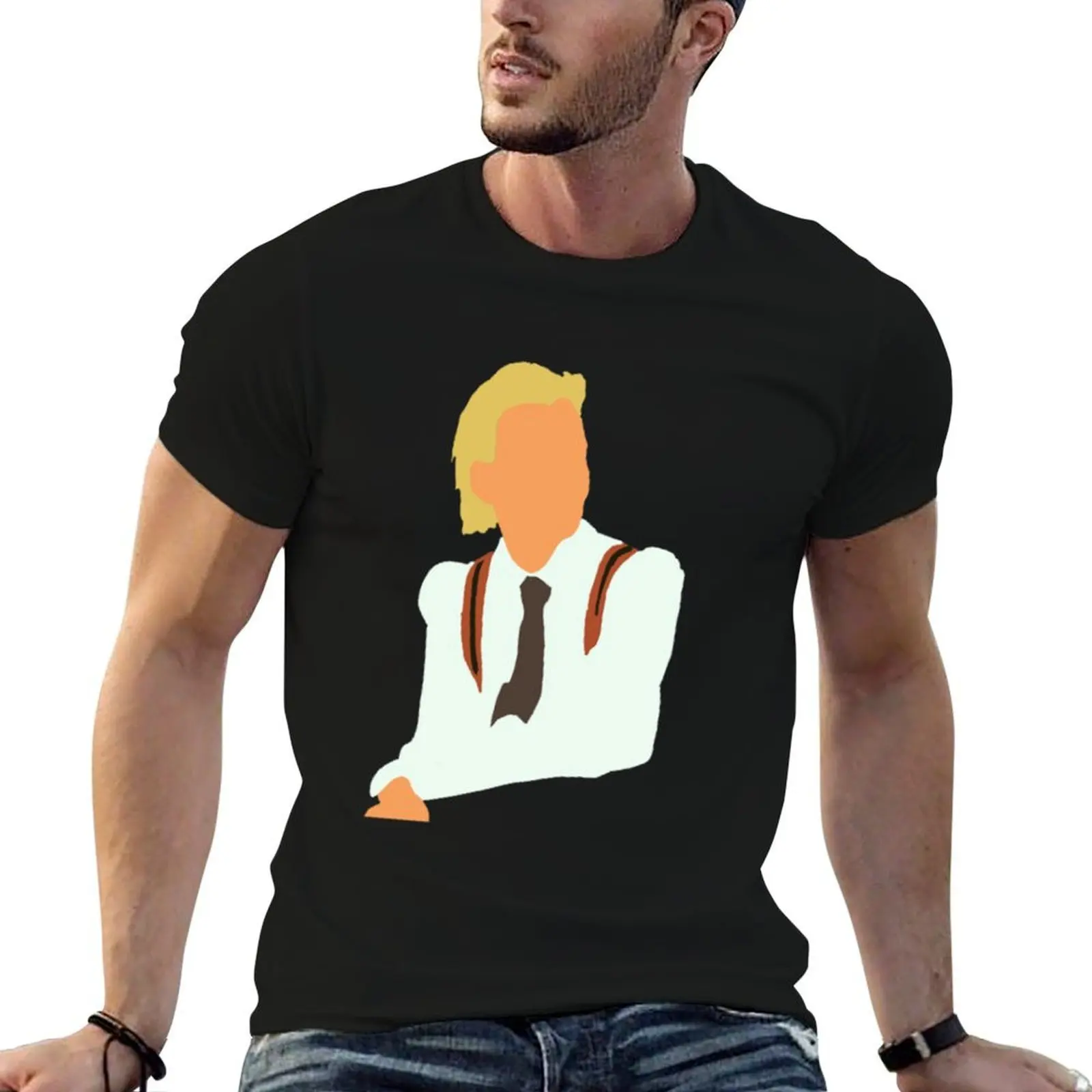 It was not right but it was right on time Art T-Shirt blue archive graphic t shirts t shirt for men