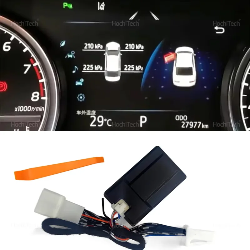 

Умный автомобильный TPMS цифровой ЖК-дисплей приборной панели система мониторинга давления в шинах для Toyota RAV4 Wildlande XA50 Corolla 2019-2024