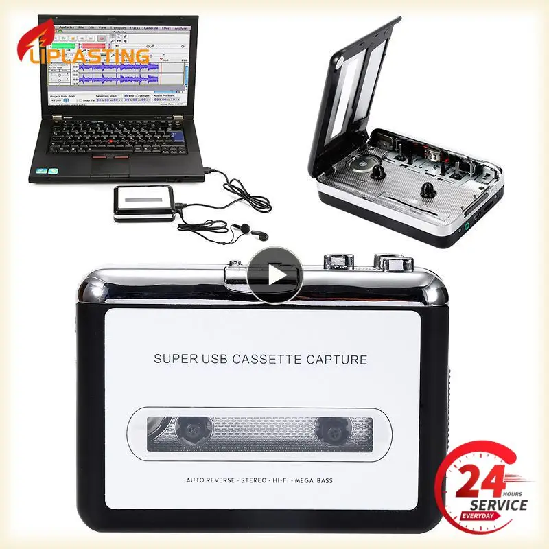 New Cassette Player USB Walkman Cassette Music Audio To MP3 Converter Player Save MP3 File To USB Flash/USB Drive