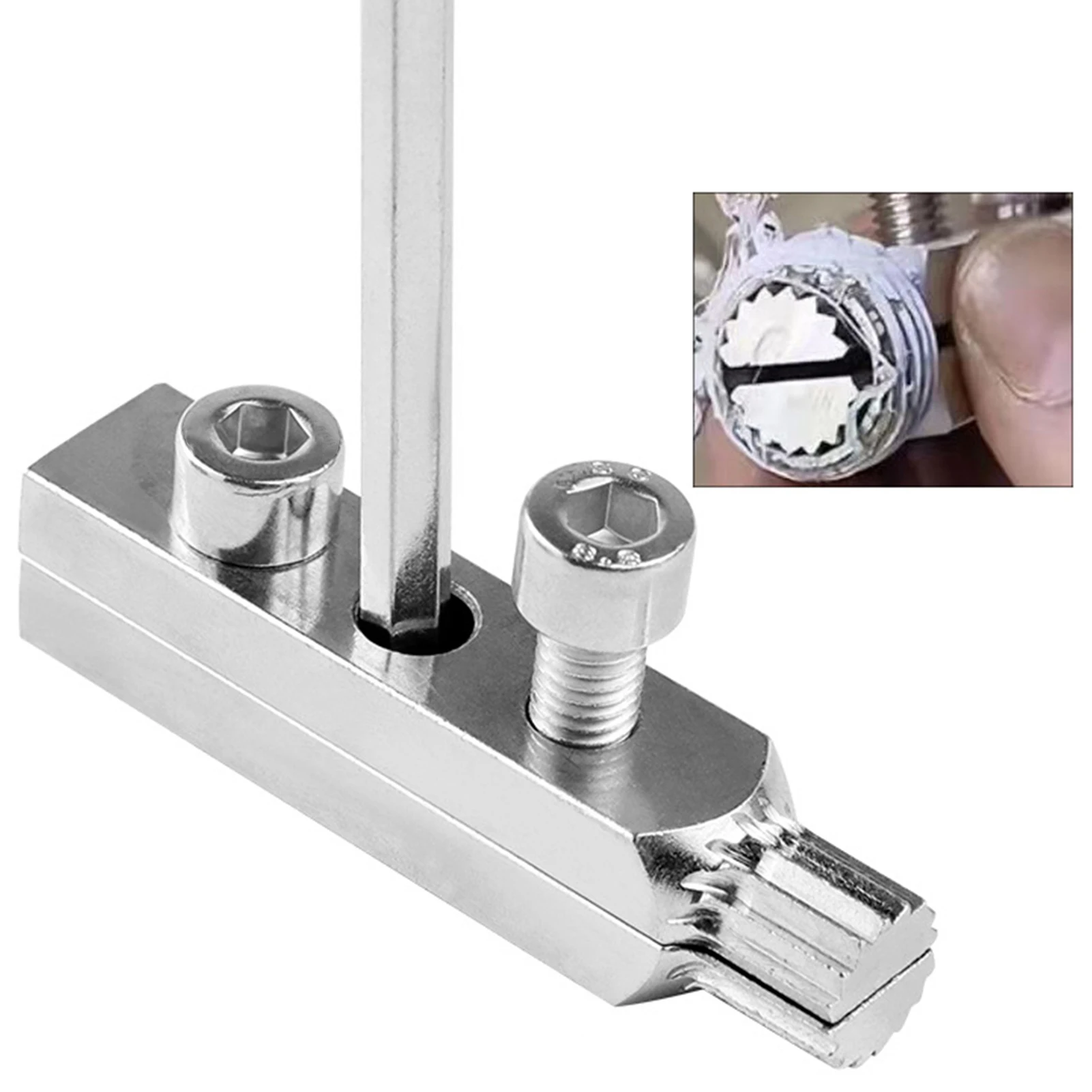 ชุดถอดสลักเกลียวหัก Faucet สกรูหัวเสียหาย Extractor โครงสร้างเหล็กทนทานสําหรับการบํารุงรักษาท่อซ่อมเครื่องมือ