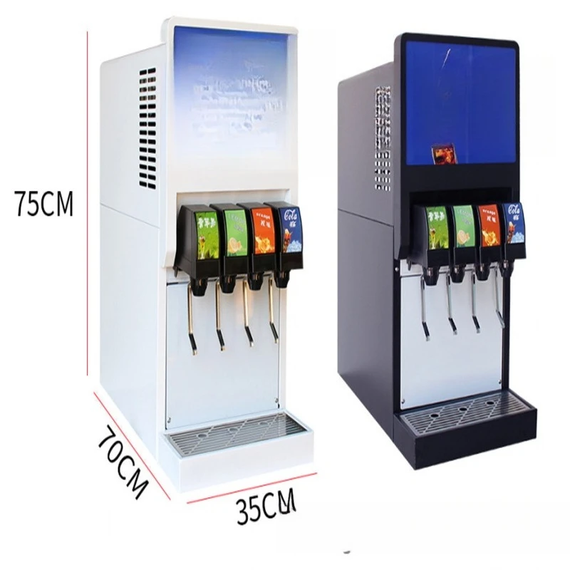 Commercial burger shop single and double valve cola machine, five or six valve syrup cold drink three or four valve now ad