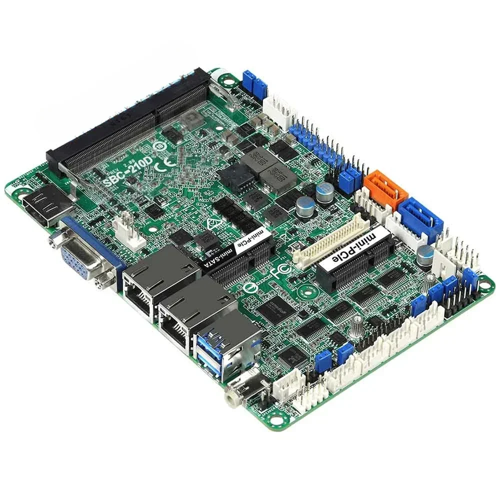 SBC-210D для промышленных материнских плат J1900 DDR3 8 ГБ Mini-ITX