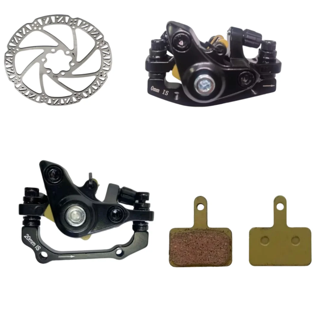 

160mm Hydraulic Disc Brake Caliper Accessories for Ouxi V8 Harley Fat Tire Electric Bicycle Ebike Parts