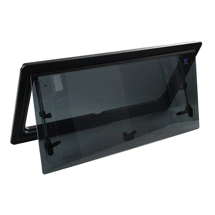 Rv Windows Double Glazed Acrylic Glass Sliding Window ASA Push Out Window For Motorhome Caravan Camper Van Camping Car 600*600mm