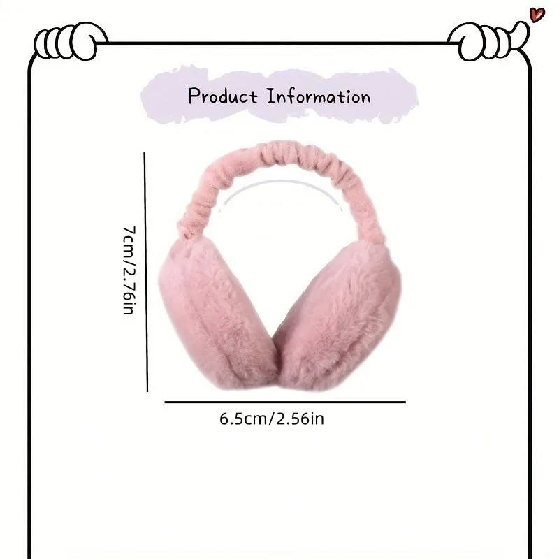 واقي أذن قابل للطي شتاء دافئ - حماية أذن قطيفة للرجال والنساء، أغطية أذن مقاومة للرياح في الطقس البارد للطلاب، خارجي أ