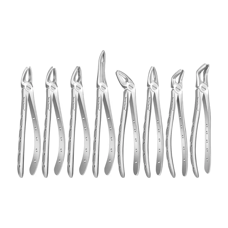 

1Pc Dentistry Root Fragment Tooth Extraction Forceps Pliers Instrument Dental Curved Maxillary Mandibular Tool