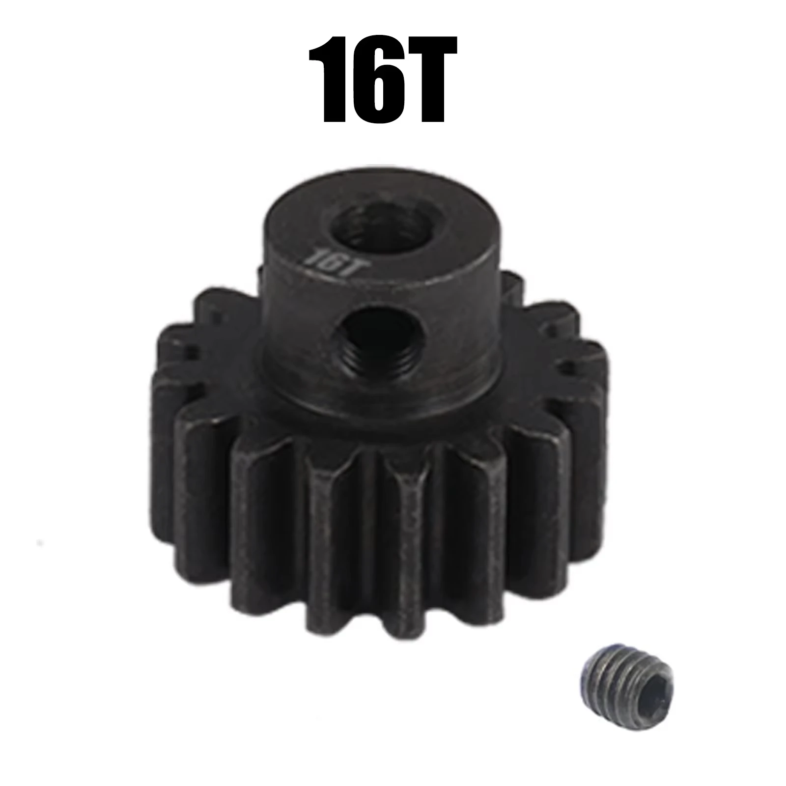 M0.8 3.175mm Gehärteter Stahl Metallzahnrad 10T 11T 12T 13T 14T 15T 16T 17T 18T 19T 20T 21T Motorgetriebe für 1/10 RC Auto Upgrade-Modifikation – Detail 12