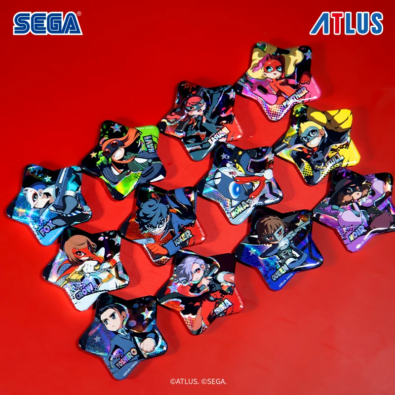 SEGA Official Persona 5 Tactica P5T Metal Badge Blind Pack Game Merchandise Decoration Cute Birthday Gift For Gamers In Stock view 3