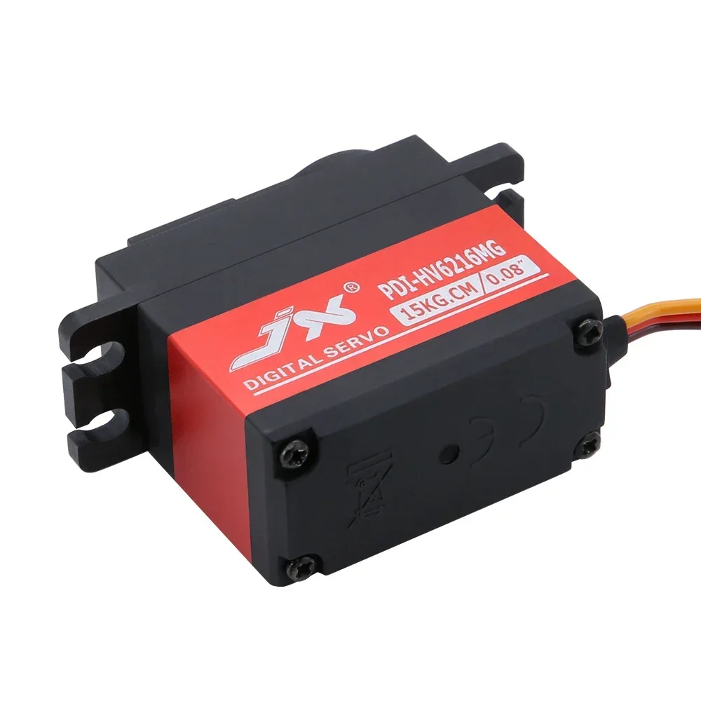 JX PDI-HV6216MG moteur à noyau servo numérique à couple élevé 15KG 8.4V engrenage métallique pour voitures télécommandées modèles d'avion