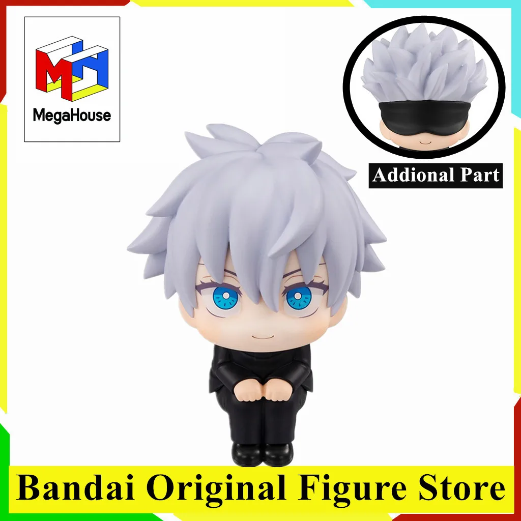 Original MegaHouse MH Look Up Satoru Gojo Jujutsu Kaisen Anime Figure Toys PVC Model Collection Action Figurine Doll Gift