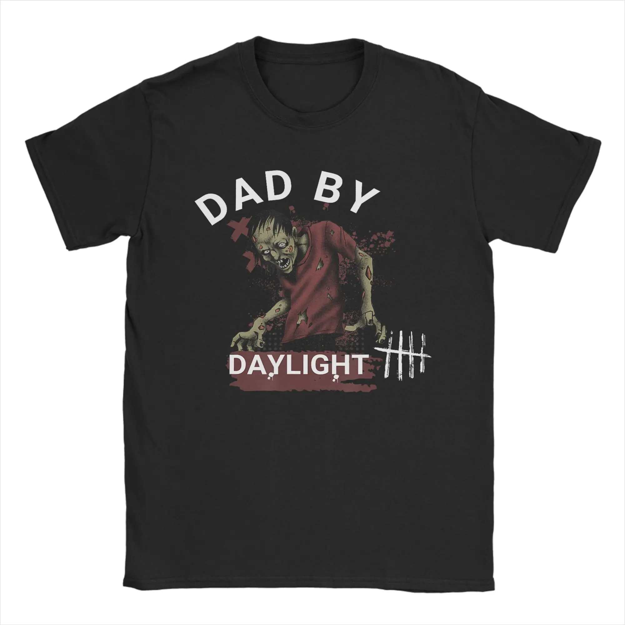 Dad by Daylight Halloween Costume Dead T-Shirts for Men  Awesome Cotton Tees Crew Neck Short Sleeve T Shirts Big Size Clothing