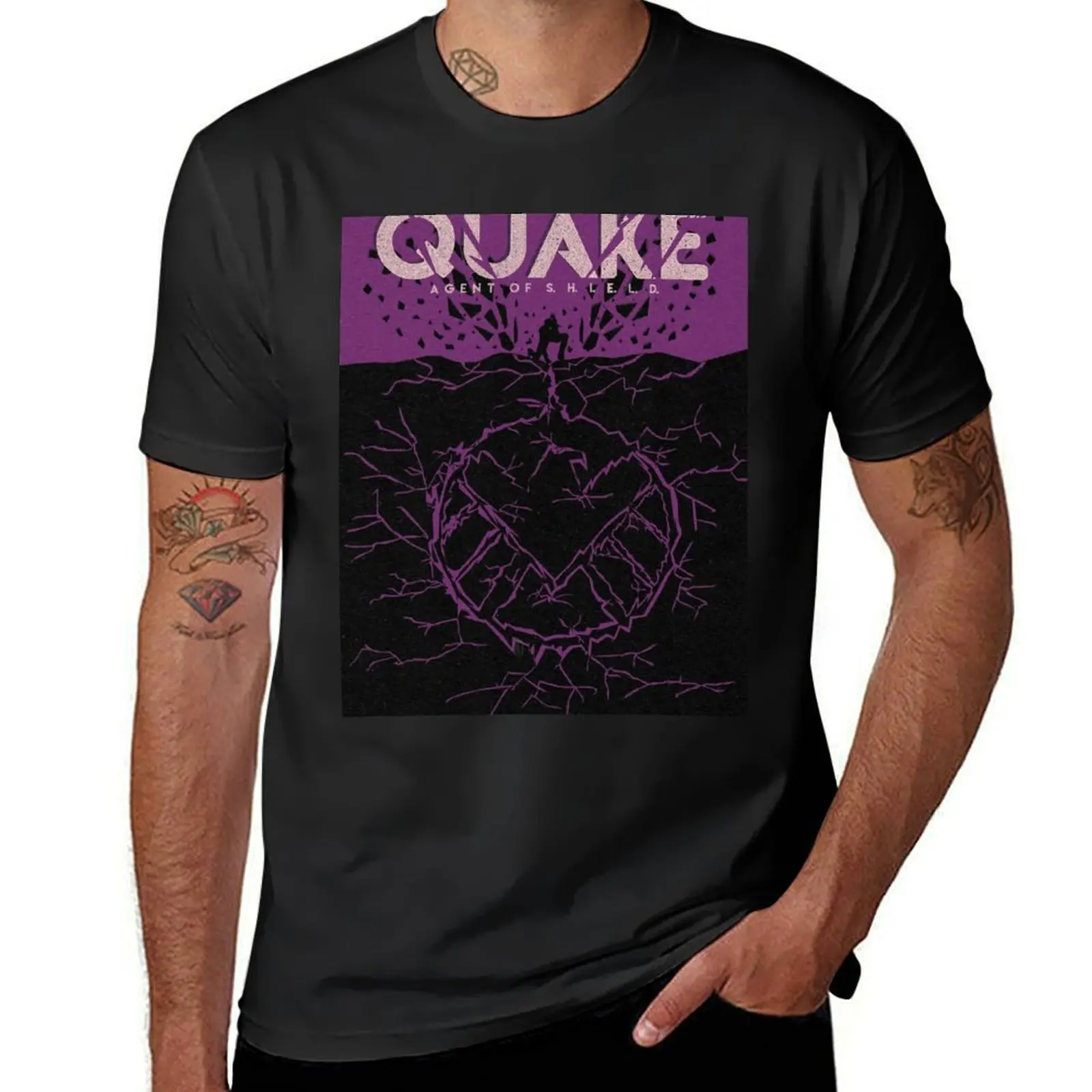 Quake T-Shirt tops new edition blanks black t shirts for men