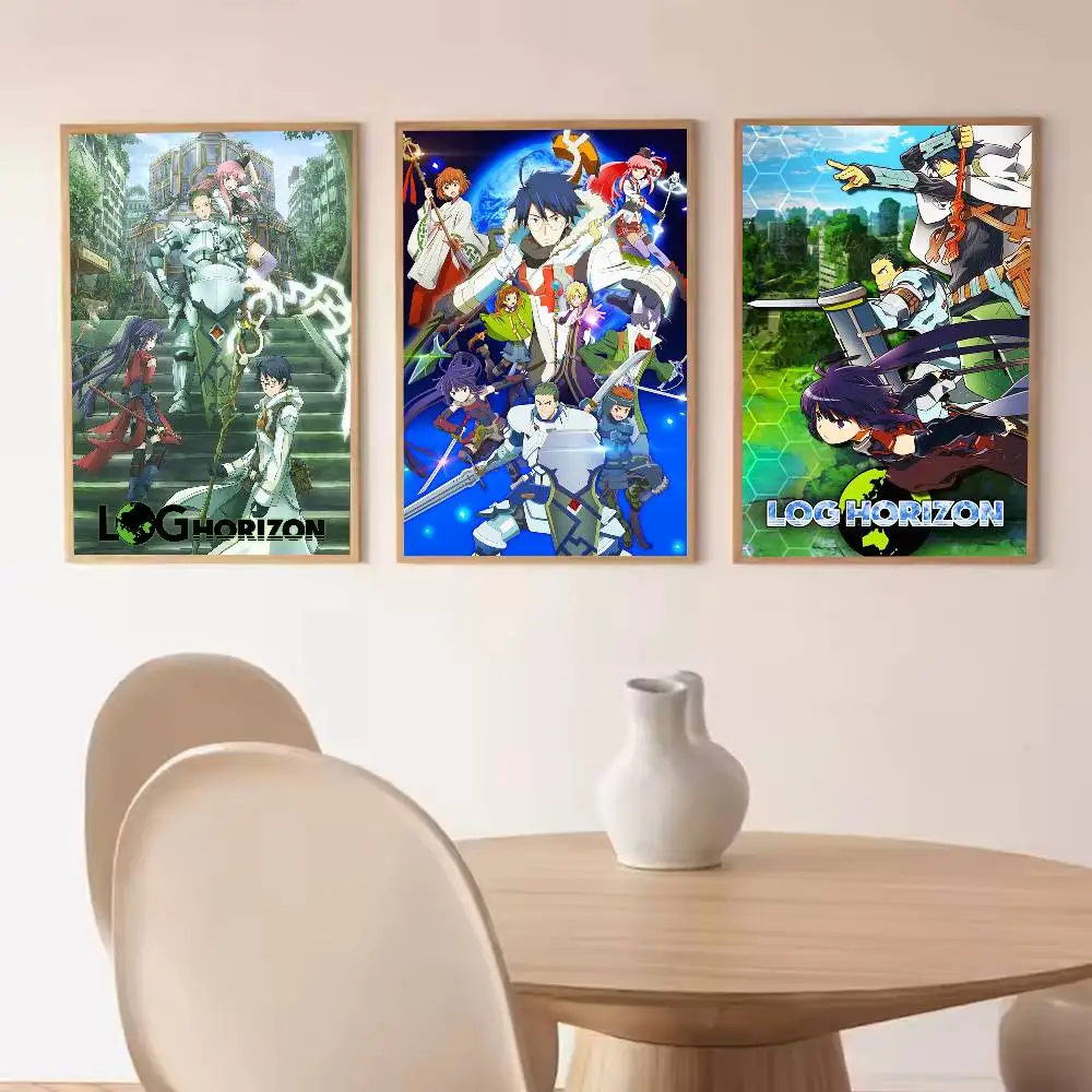 أنيمي سجل الأفق ملصق ذاتية اللصق جدار الفن ديكورات غرفة ديكور HD بدون إطار