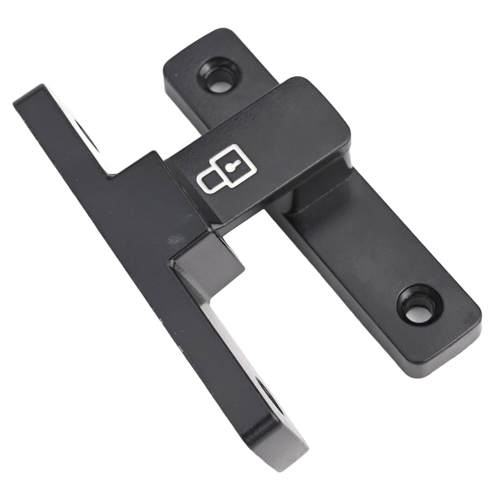 Reliable 90 Degrees Sliding Door Lock  Easy Installation  Zinc Alloy Construction  Suitable for Various Doors  Black