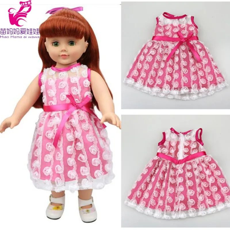 

1pcs Dress for Girl Doll And Madame Alexander Doll Our Generation Cute Dress for 18'' 45cm Doll clothes