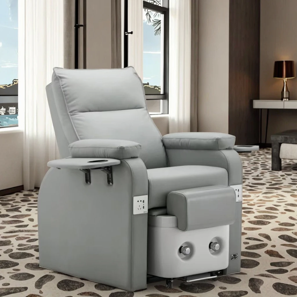 Electric Adjustable Spa Pedicure Chair Salon Foot Massage Chair Wholesale Sale Foot Bath Chair Without Plumbing