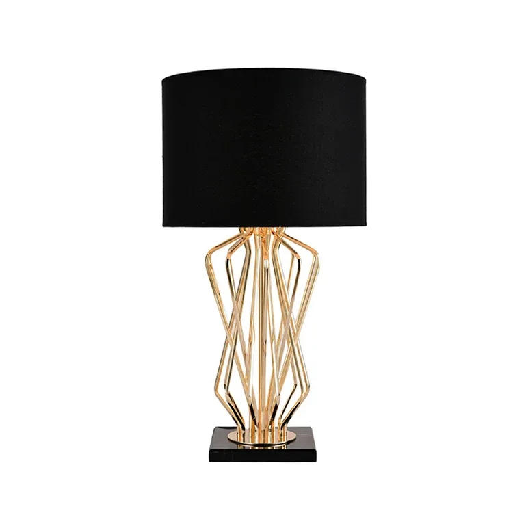 Postmodern living room marble metal simple modern model room study light luxury creative Bedroom Table Lamp bedside lamp