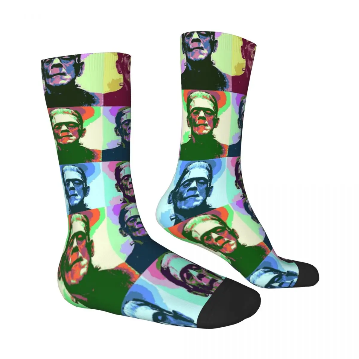 Frankenstein Art Men Women Socks Windproof Novelty Spring Summer Autumn Winter Stockings Gift