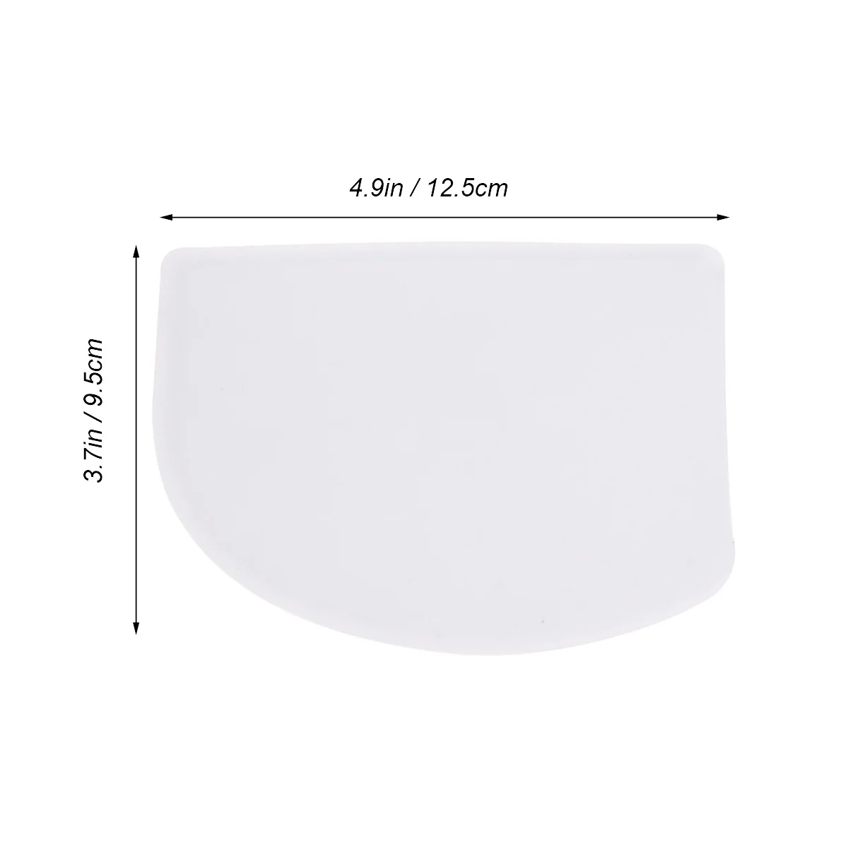 4 قطعة مجموعة مكشطة الخبز البلاستيكية متعددة الأغراض قاطع العجائن كعكة كريم أكثر سلاسة أداة المطبخ الأساسية مكشطة الخبز #3