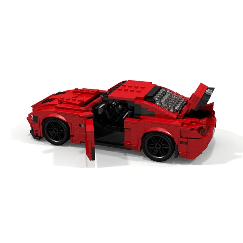 797 قطعة MOC Forded Mustangesd GT كوبيه 1 Miniland نموذج فريق اللبنات تجميع DIY بها بنفسك هدية الكريسماس فكرة إبداعية لعبة أطفال #4