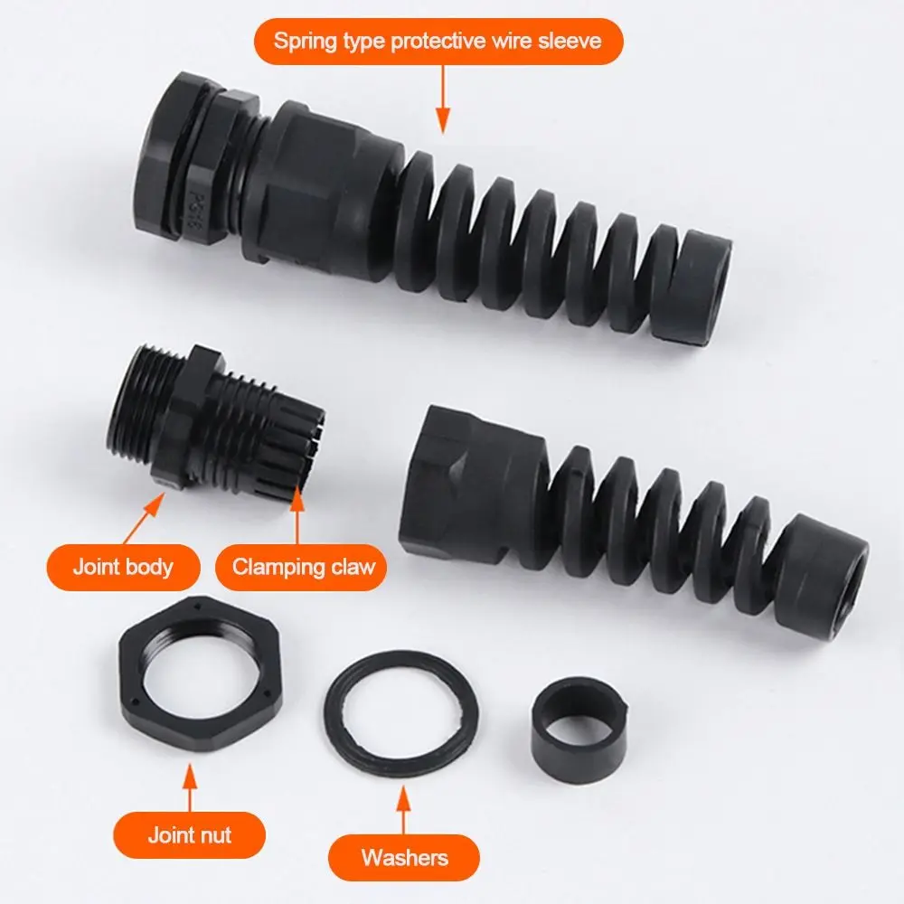 Cable Gland Nylon Anti-bending Cable Gland Waterproof Torsion-proof Glands Seal Joint Connector Cable