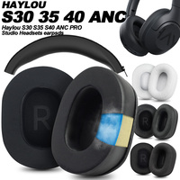 Earphone pads For Haylou S30 S35 S40 ANC replacement  Earpads Mesh cloth Memory Covers Sponge Soft Protein