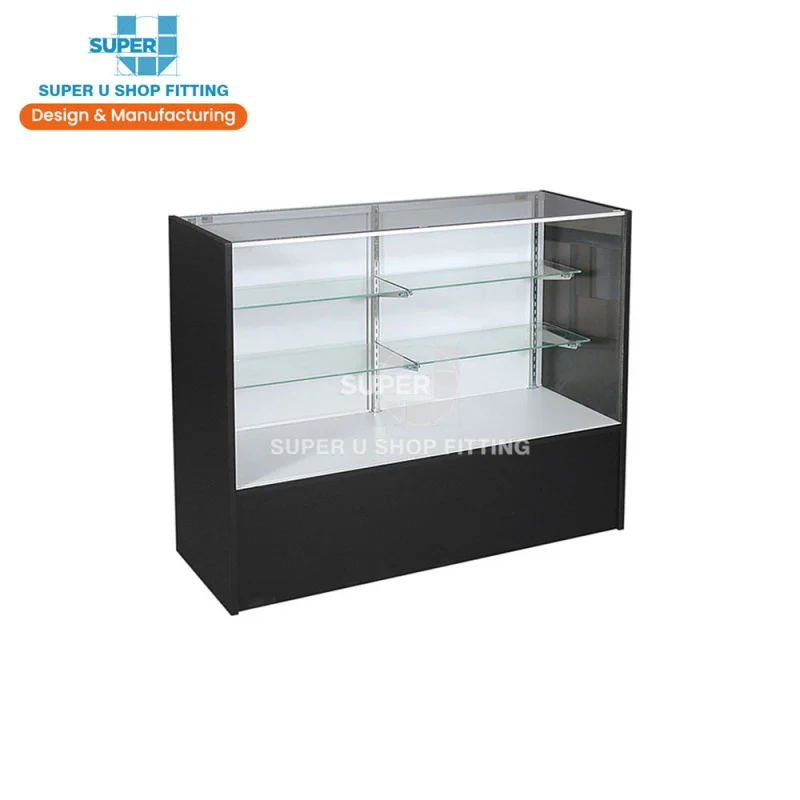 (customized)Customized Retail Shop Display Cabinet MDF Wood Store Counter Vitrine Shopping Mall Showroom Glass Display Show