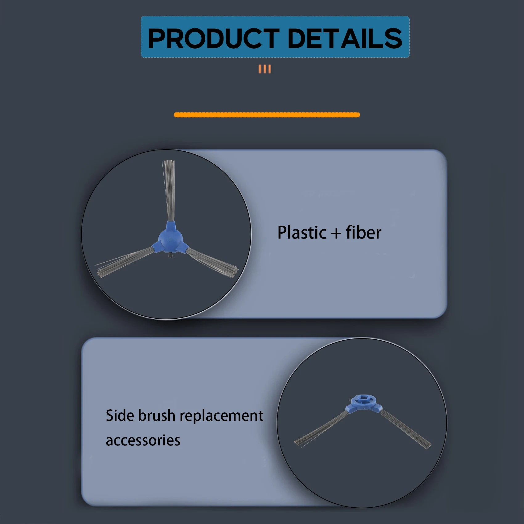 Anker Eufy Robovac 로봇 진공 청소기 가장자리 브러시 교체 액세서리, 11S 30 30C 15C 12 25C 35C 용 10 개