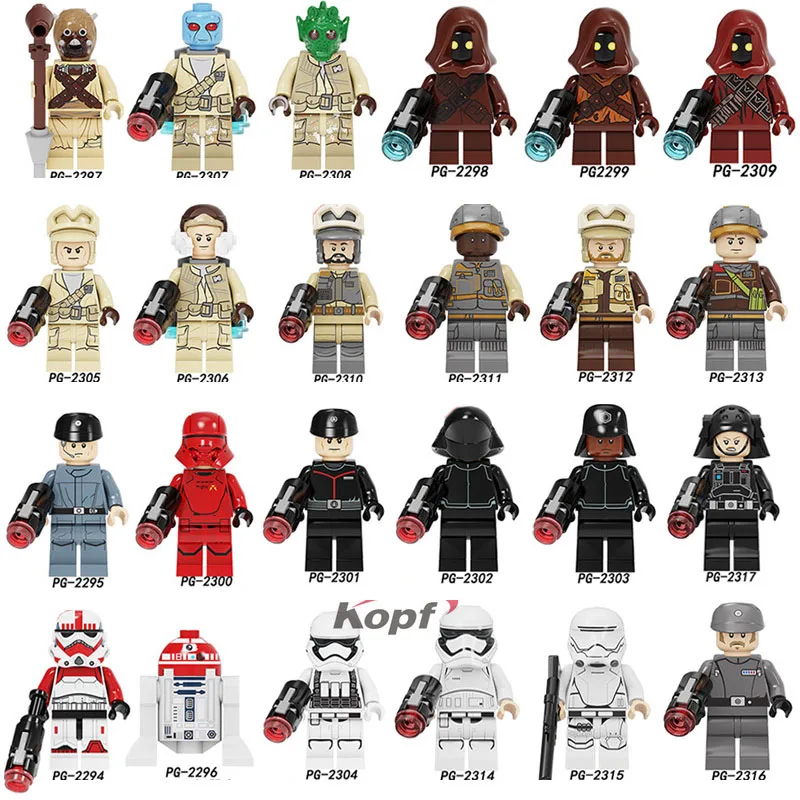 

Hot Toys Star Wars Mini Figures Building Block Mandalorian Commander Doom 501st Imperial Mini Doll Figure Kid Toys Gifts