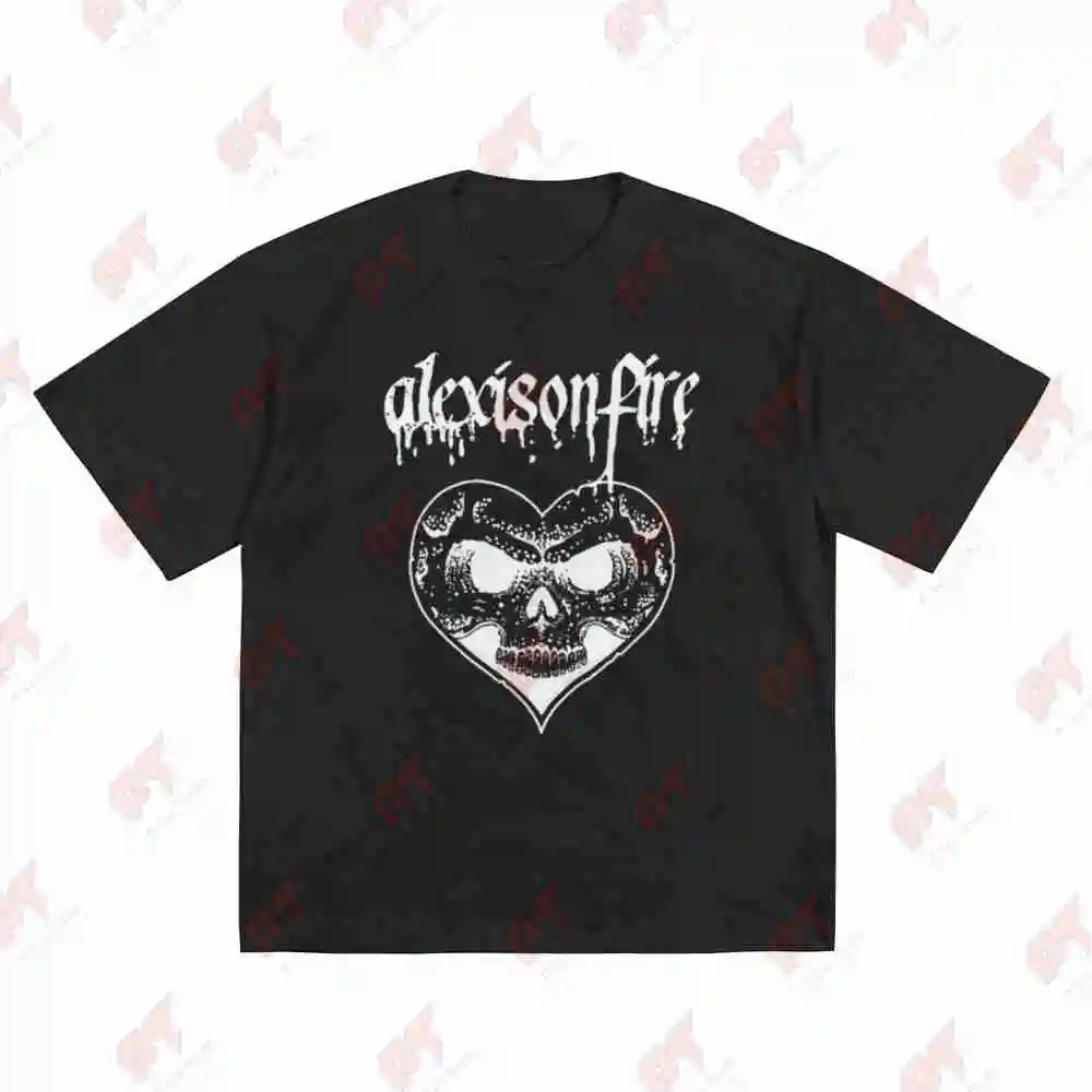 Alexisonfire Alexis On Fire Racing Logo Short Sleeve Tee 100% Cotton T-Shirt