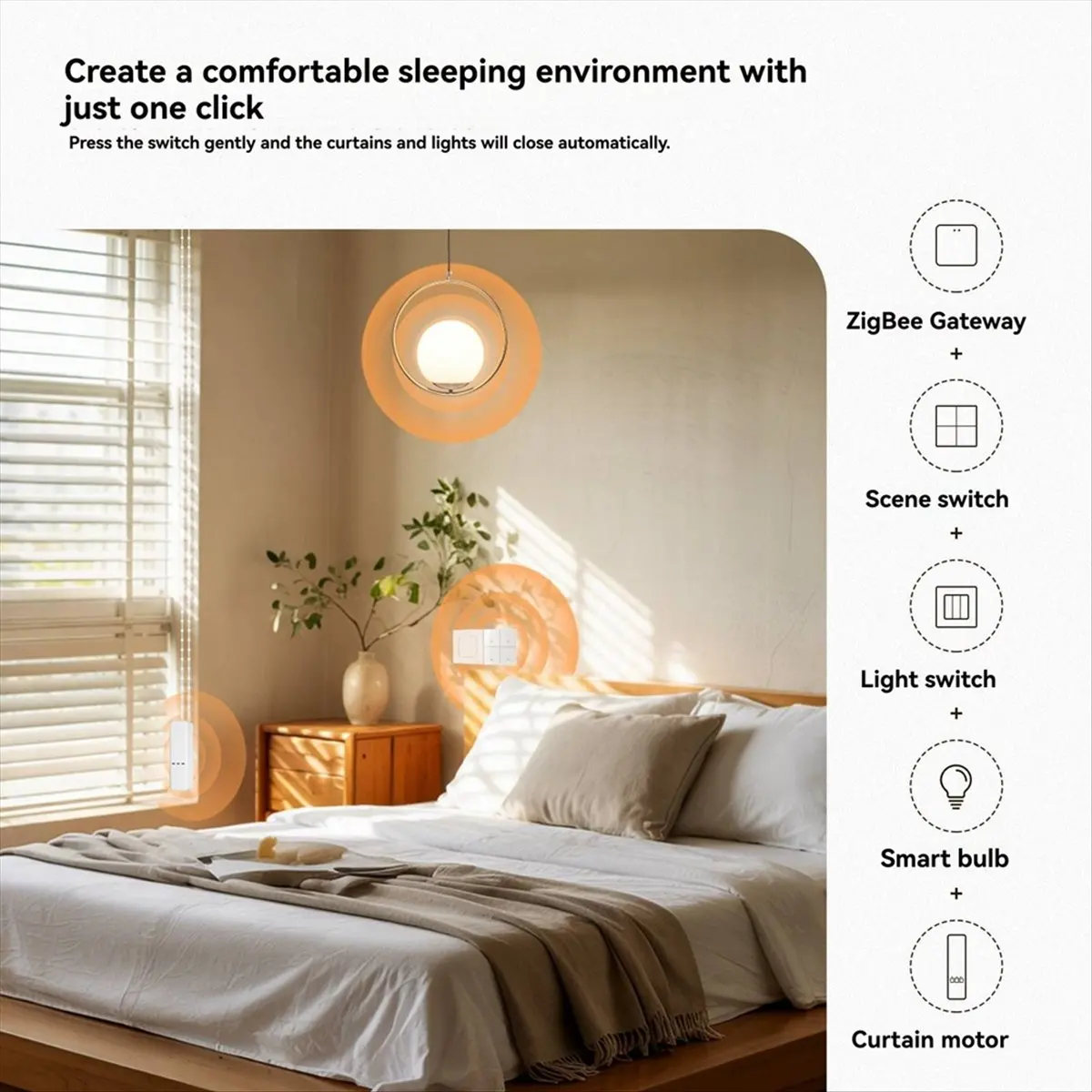 NEW Tuya Zigbee Smart Curtain Motor Electric Roller Blinds/Shade Shutter Drive Voice Control Via Alexa & Google Home