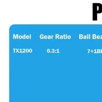 /Digital /Fishing /Reel Baitcasting Wheel With For Temperature Time Display Line Counter Depth Memory 6.3:1 Gear Ratio Backlight