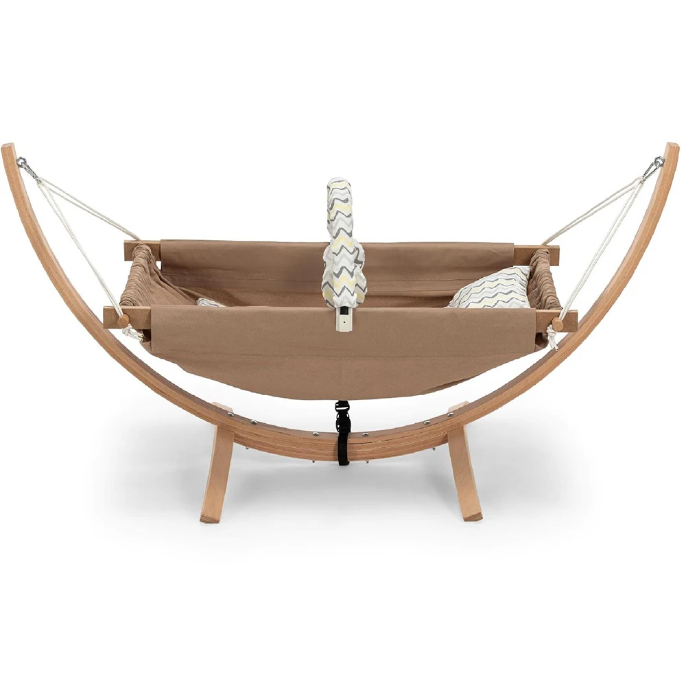 Outdoor Wooden Portable Hammock Chair Bed With Stand