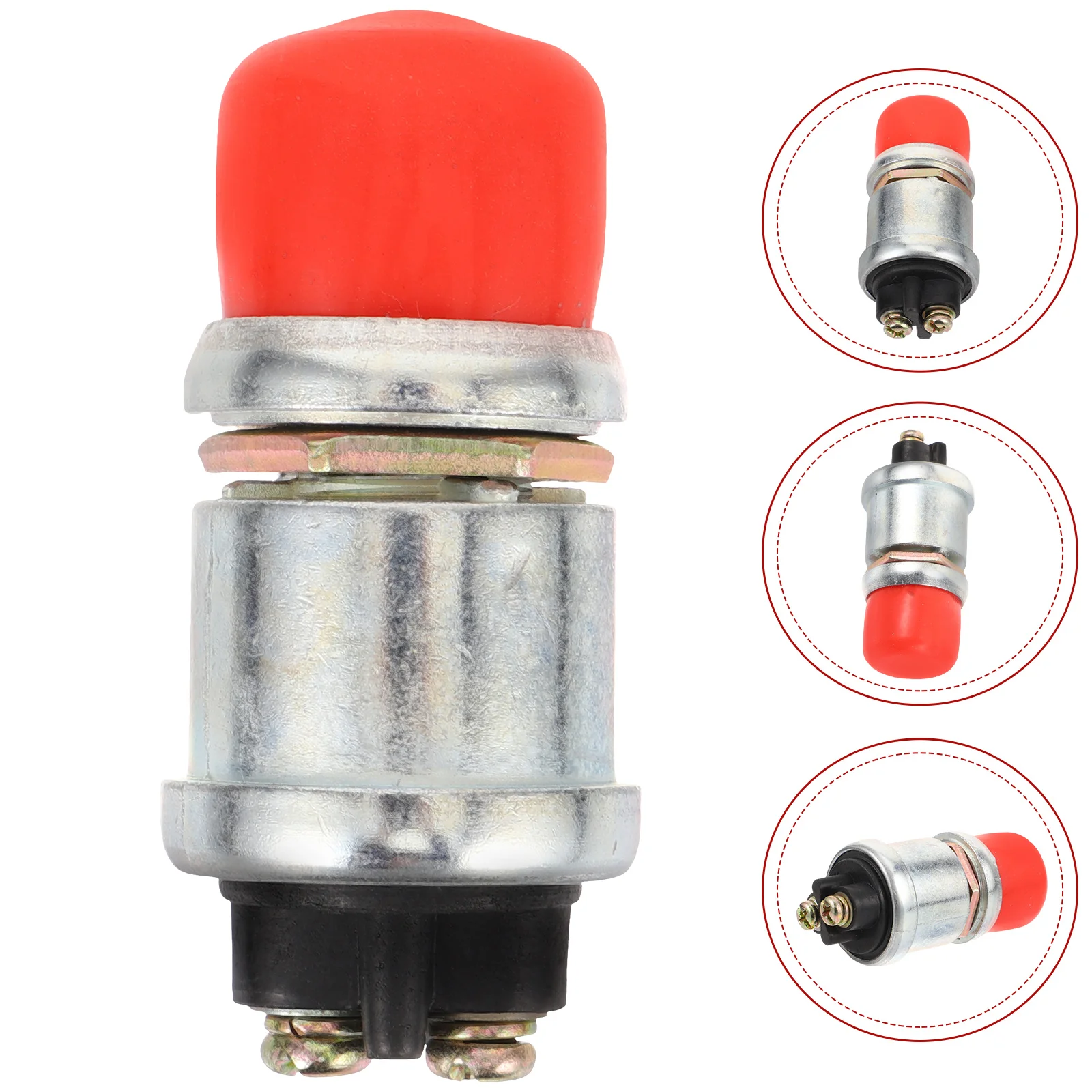 

Zinc Alloy Switch Push Horn Starter Car Boat Engine Starter Button Ignition Boat Buttons Push Button Start Kit
