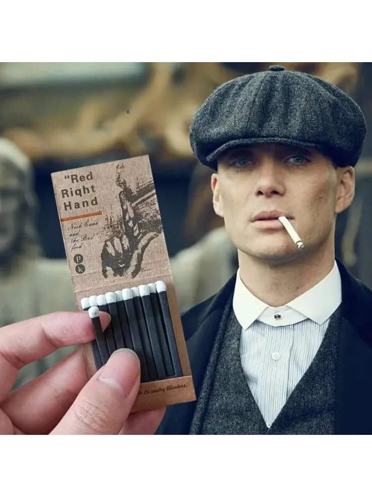 Outils de feu créatifs haut de gamme, allumettes rétro (15 pièces/boîte), boîte d'allumettes jetable, cadeaux d'anniversaire et de mariage, cadeaux de fête pour invités