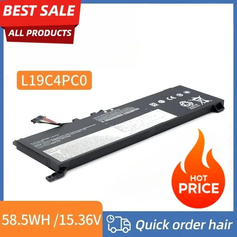 

Short Cables L19C4PC0 Laptop Battery For Lenovo Rescuer Y7000P R7000P 2020/R7000P,Legion 5P-15IMH05,5-15IMH05,15ARH05