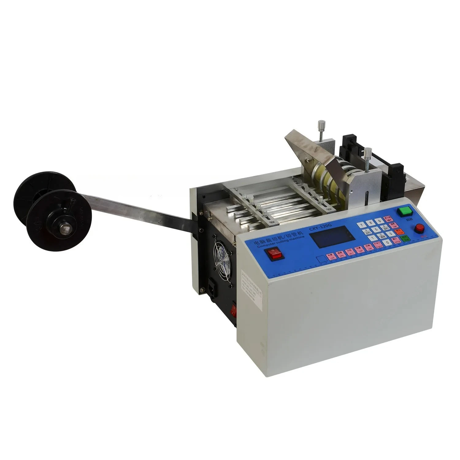 2026-Fully Automatic Tube Cutter Heat Shrink Sleeve Tube Cutting Machine Silicone Hose PVC Sleeve Cutting Machine 5