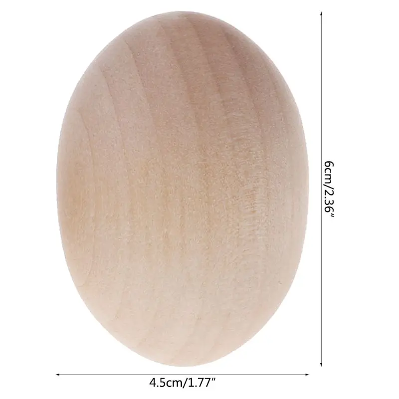 Natural Simulation Eggs Manual Painted Exercise DIY for Creative