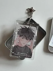 Cute Star Card Holders 3inch Idol Photcards Protective Sleeves Cards ID Badge Cover Kawaii Bag Keychain Pendant