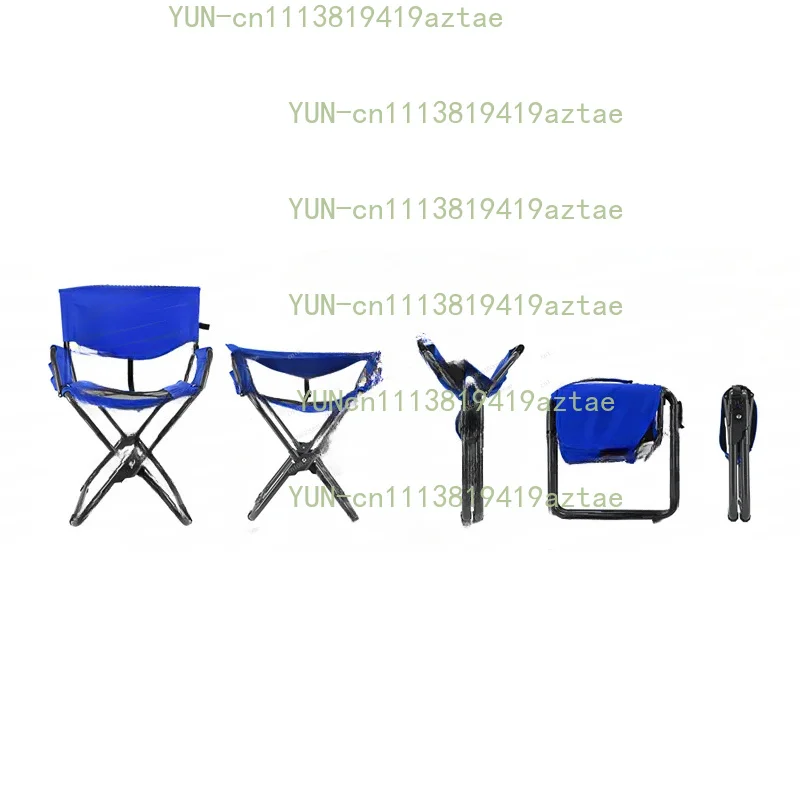 Oversized Heavy-Duty Portable Folding Director Chair, Outdoor Multi-Purpose Seat for Beach, Fishing & Camping