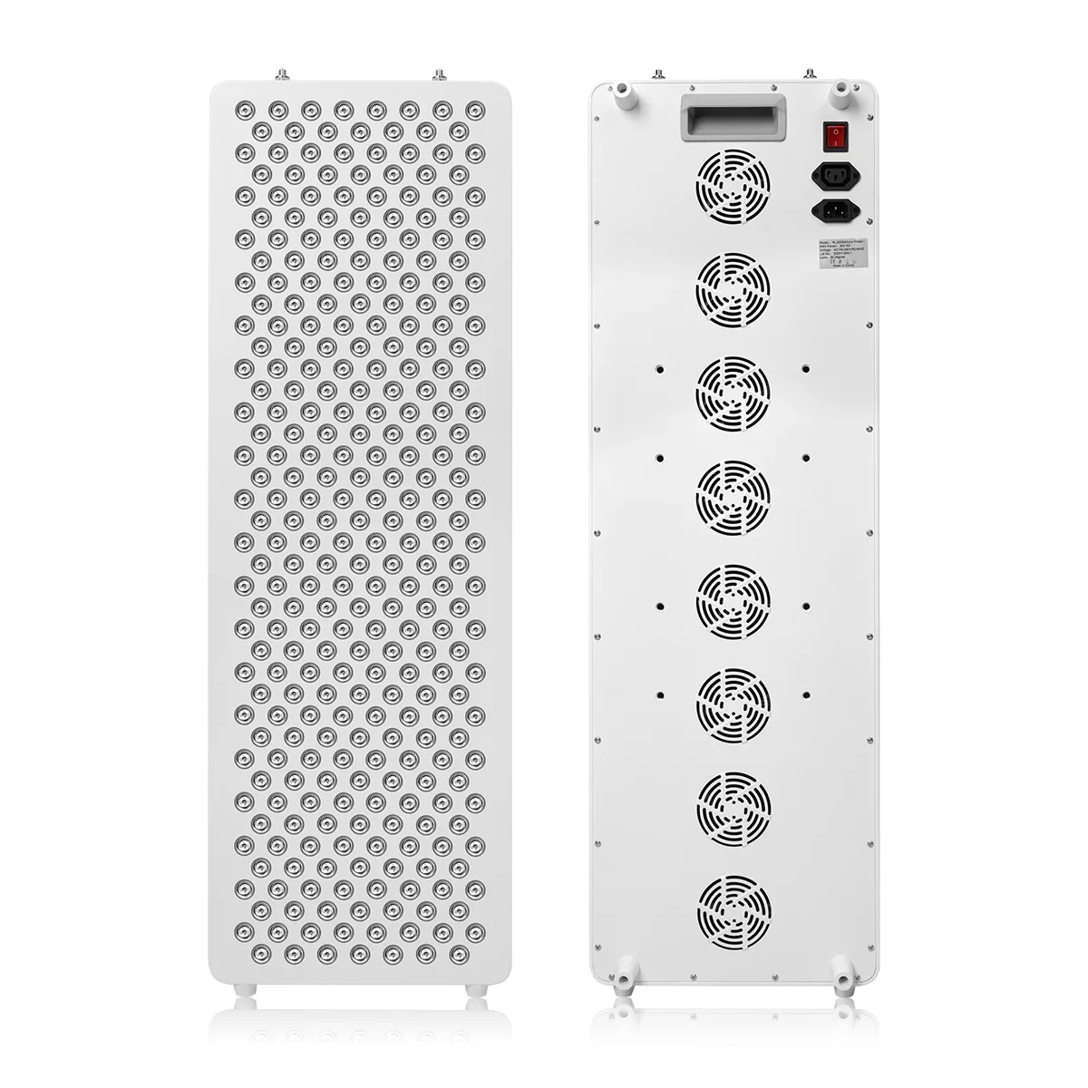 Imagem -02 - Painel de Terapia Led Luz Vermelha Luz Infravermelha Uso Doméstico Rl300maxpt 480nm 630 nm 660nm 810 830 850nm 1500w 5w