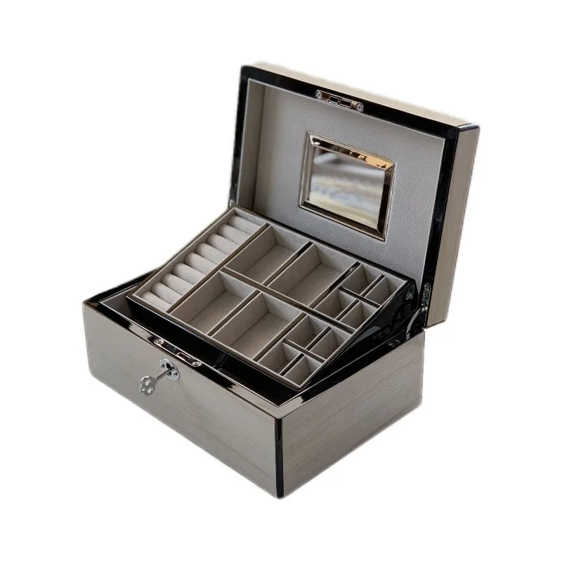 

Wooden jewelry storage box, jewelry box, jewelry storage box