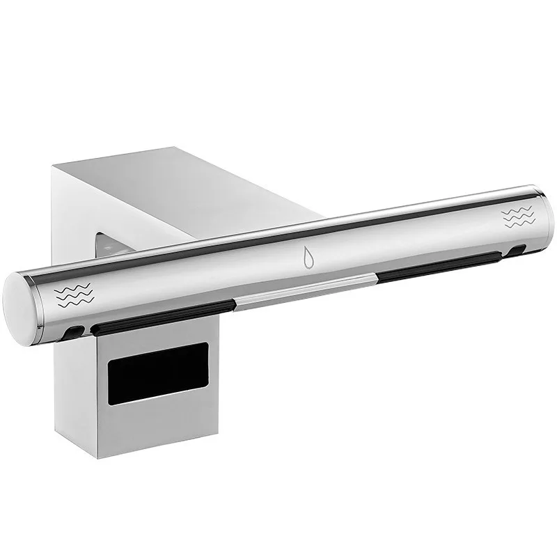 2-in-1 hand dryer, automatic induction faucet, air washing and drying integrated faucet into the wall