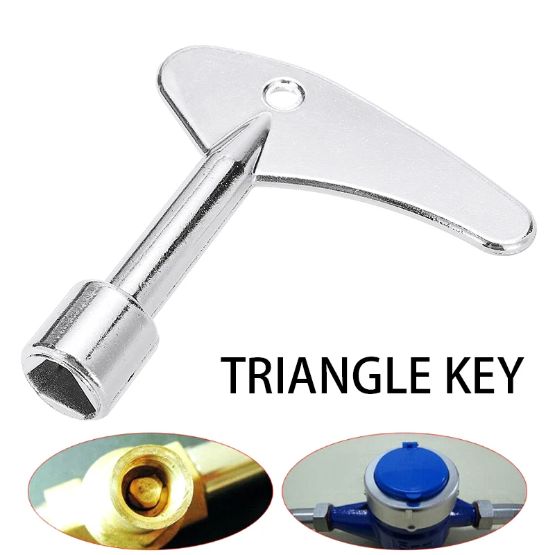 Single Inner Triangular Key Elevator Key Inside Triangle Water Meter Valve Wrench train door high-speed rail motor car faucet