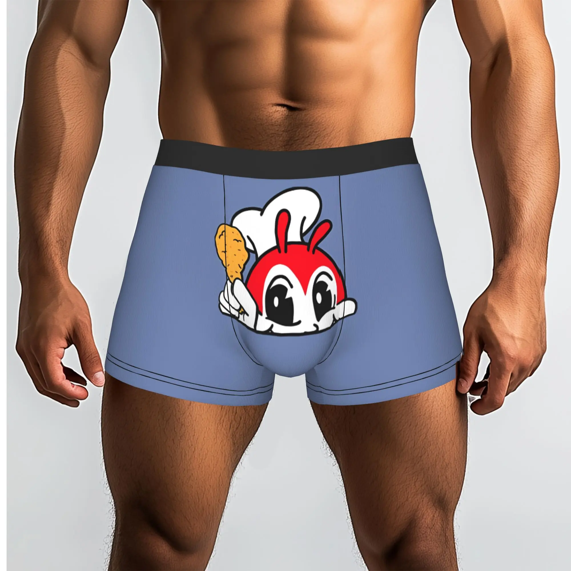 

Трусы JOLLIBEE PEEKING CUTE CHICKEN JOY FILIPINO J-Jollibee, дышащие трусики, мужское нижнее белье, вентилируемые шорты, боксеры
