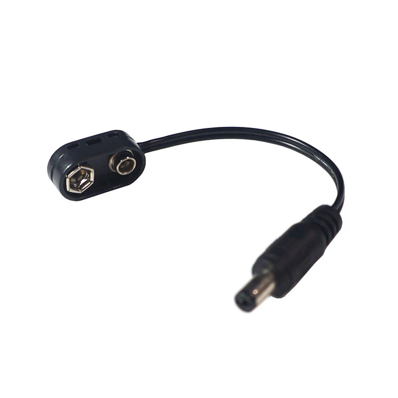 15cm 9V Battery Clip Converter Power Cable Connector Pedal Effect Male Cable 9Volt Power Supply Cable Guitar Accessories