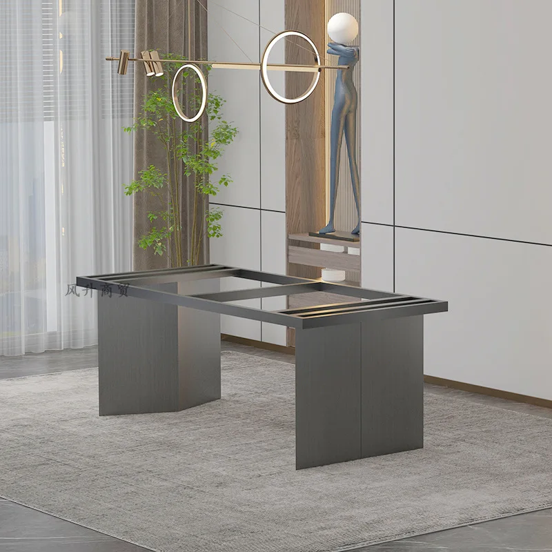Stainless steel table legs rock slab dining table feet bracket marble tea table wrought iron shelf large plate desk metal base