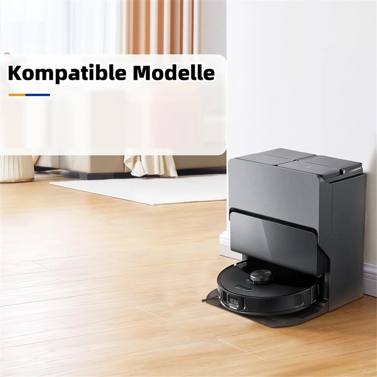 مجموعة الملحقات لـ S8 MaxV Ultra جهاز آلي لتنظيف الأتربة الأسطوانة الجانبية فرشاة تصفية ممسحة القماش كيس لجميع الغبار